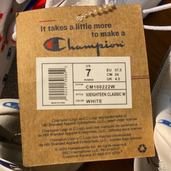 New CHAMPION 93Eighteen White Womens Shoes - Picture 2 of 7